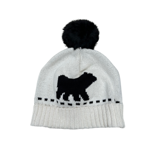 Adirondack Bear Slouchy with Pom Hat