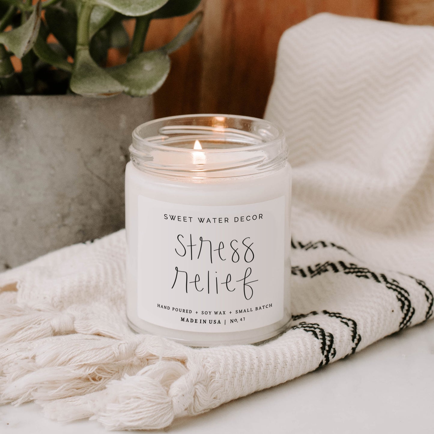 Stress Relief Soy Candle