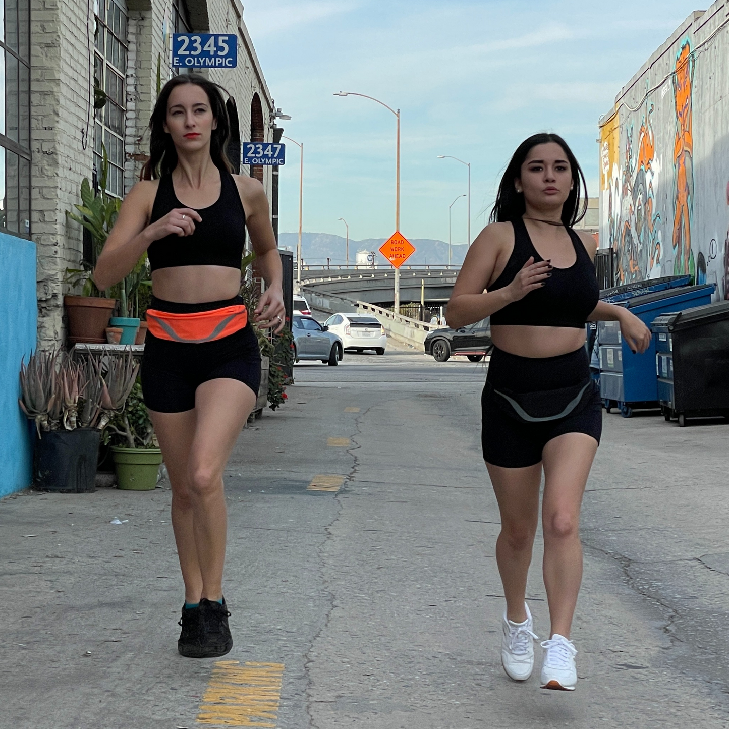 Black Water Resistant Sport Waist Belt