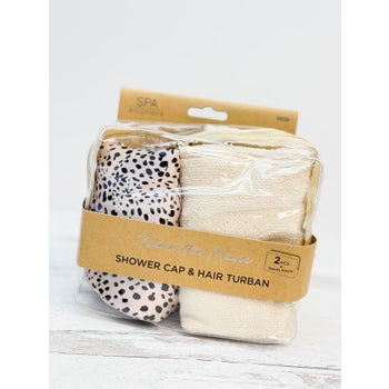 Tame the Mane Shower Hair Set - Cheetah
