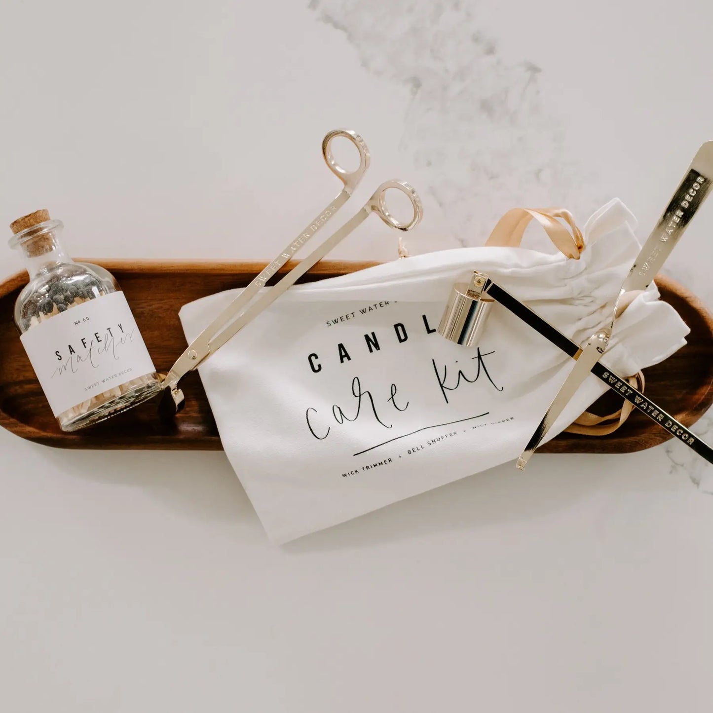 Gold Candle Care Kit - Candle Tools - Candle Accessories