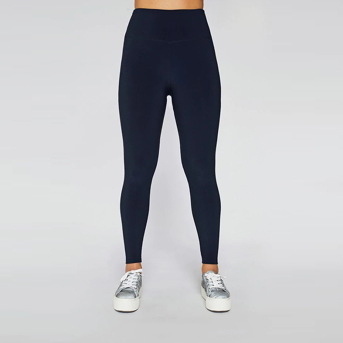 Sympli - Nu Yoke Legging - Made in Canada - Navy - Comfortable