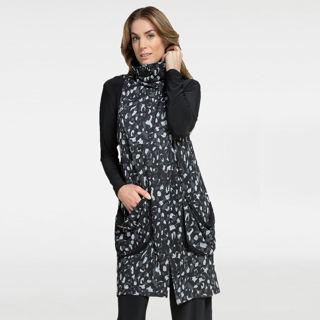 Cats Meow Vest by Sympli Clothing, Canada