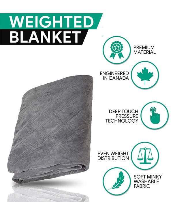 The Hush Classic Weighted Blanket with Duvet Cover