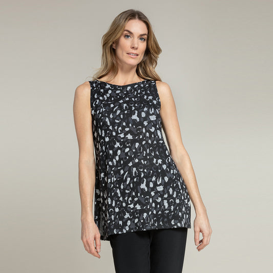 Cats Meow Sleeveless Nu Ideal Tunic_Sympli Clothing_Canada