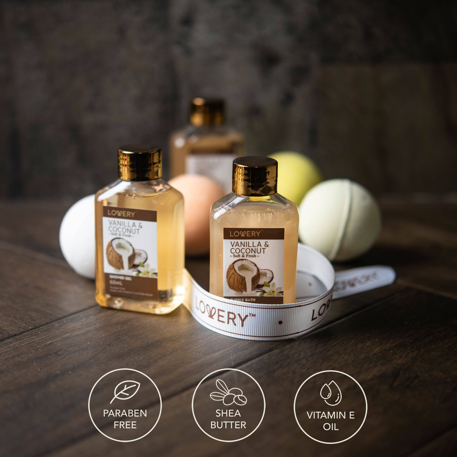 Bamboo Bathtub Caddy Gift Set - Expandable Tray + Bath Bombs_Canada