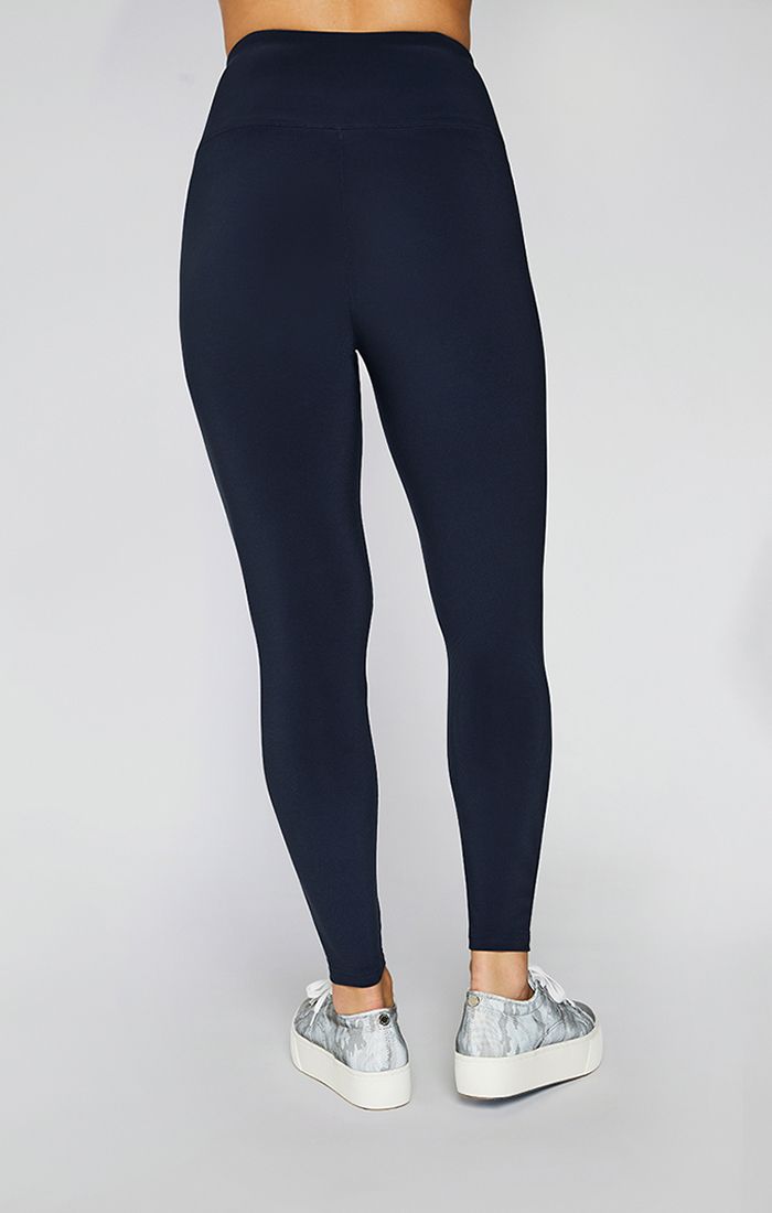 Sympli - Nu Yoke Legging - Made in Canada - Navy - Comfortable