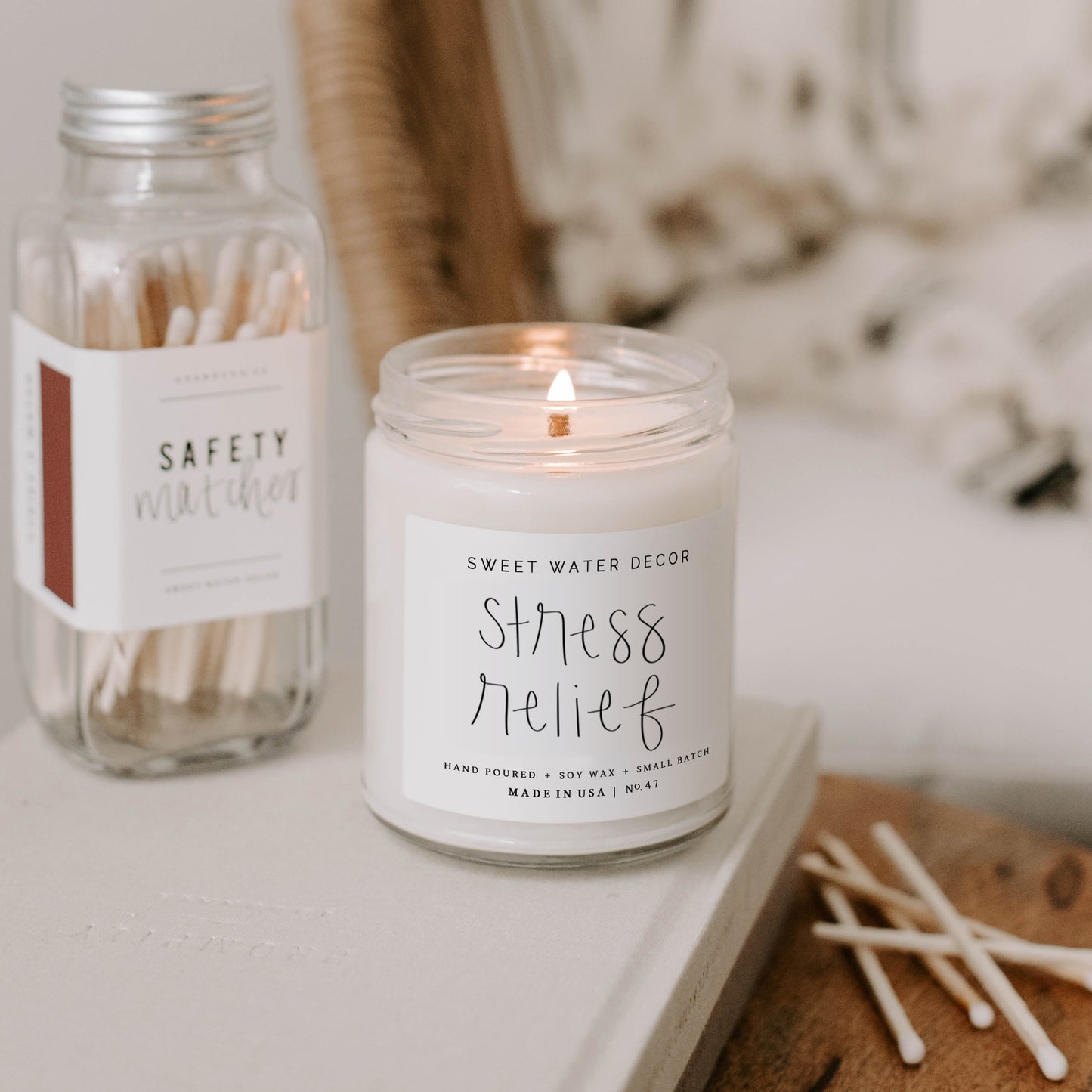 Stress Relief Soy Candle