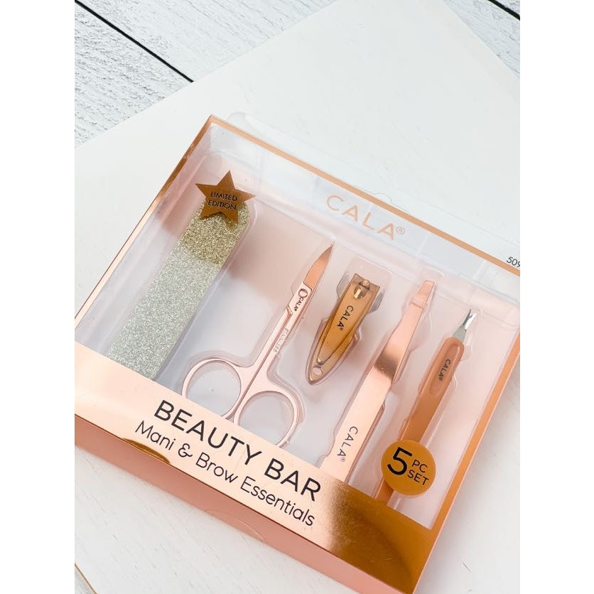 Mani & Brow Essentials Kit 5 Pc Set