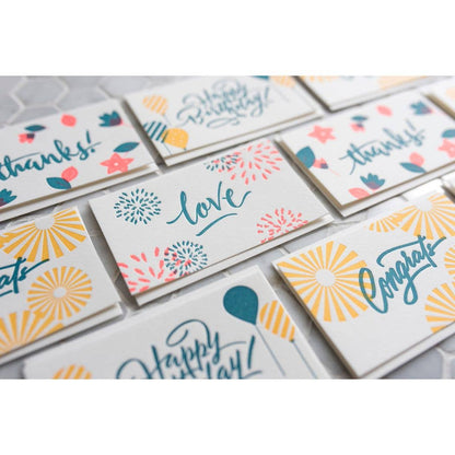 Calligraphy Mini Note - Box Set of 12