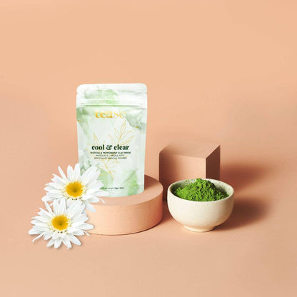 Clarifying Matcha Green Tea + Peppermint Face Mask