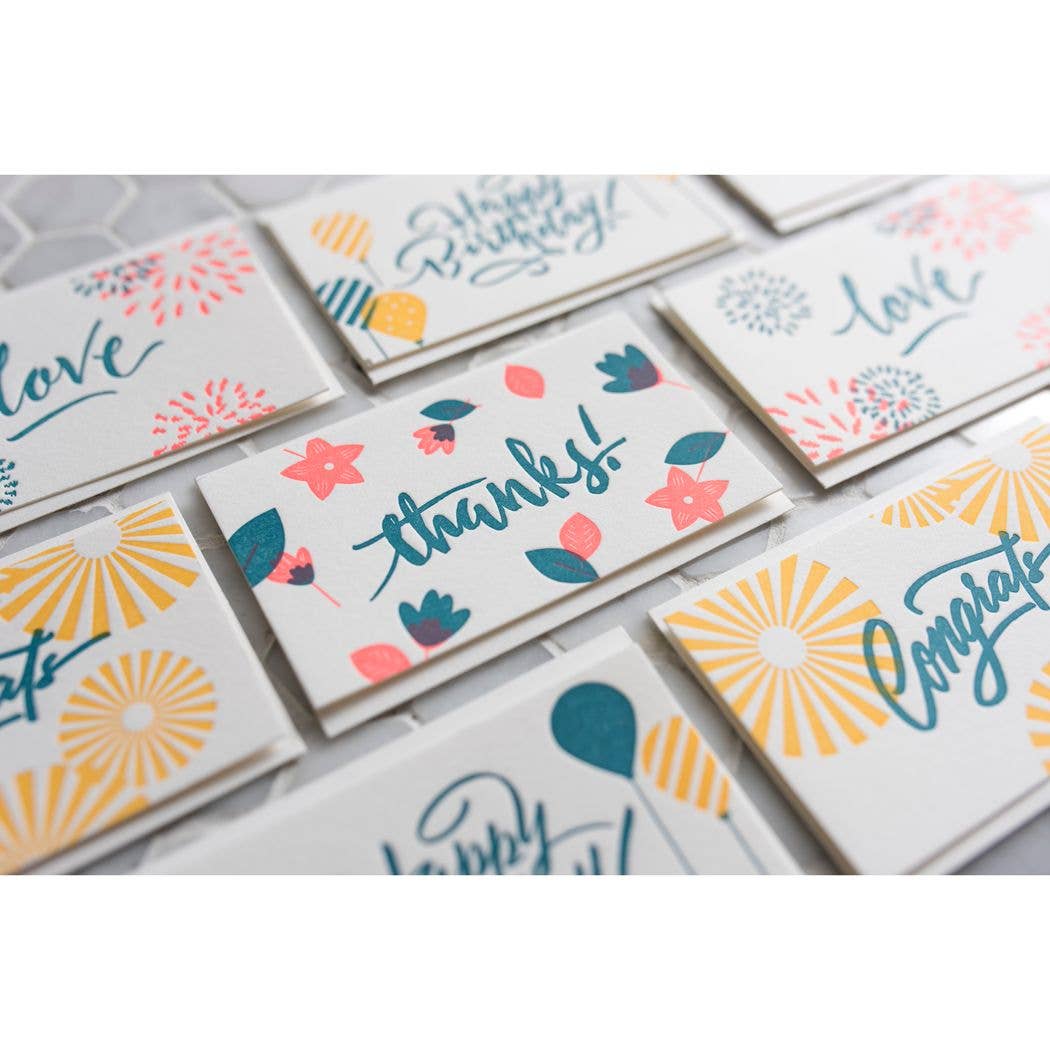 Calligraphy Mini Note - Box Set of 12