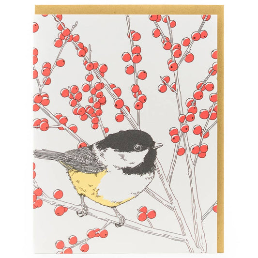 Black-capped Chickadee Card