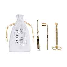 Load image into Gallery viewer, Gold Candle Care Kit - Candle Tools - Candle Accessories
