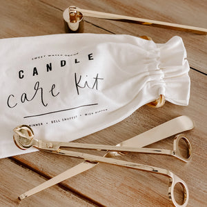Gold Candle Care Kit - Candle Tools - Candle Accessories