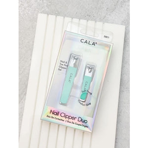 Soft Touch Duo Nail Clipper Set - Mint