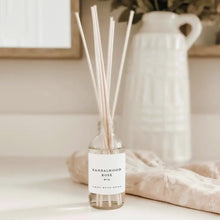 Load image into Gallery viewer, Sandalwood Rose Reed Diffuser - Clear Jar - 3.5 oz
