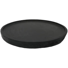 Load image into Gallery viewer, Black Round Tray - Large Wood
