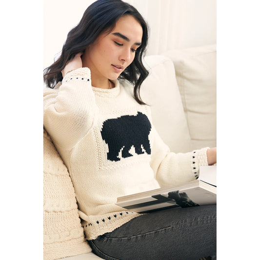 Canadian Eco Cotton 'Laurentian Bear' Pullover Sweater_Parkhurst_Toronto_Canada