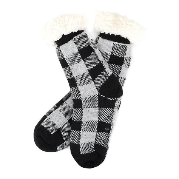 Women's Plush Fleece Lined Sherpa Slipper Socks - Canada