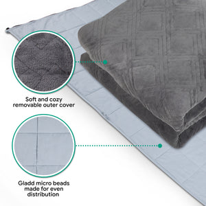 The Hush Classic Weighted Blanket with Duvet Cover
