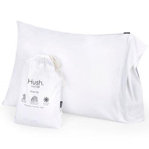 Hush Iced 2.0 Cooling Sheet and Pillowcase Set - White