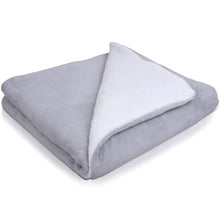 Load image into Gallery viewer, Sherpa Throw 8lb - Grey
