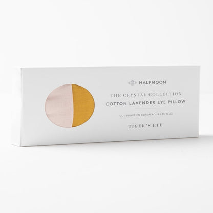 Crystal Collection Cotton Eye Pillow - Tiger's Eye_Yoga Accessories_Toronto_Canada