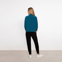 Load image into Gallery viewer, Lynk Pullover, Fall-Winter Tops for Women, Blue/Dragonfly Colour, Sympli Clothing, Toronto, Canada
